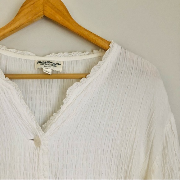 Vintage Boho White Blouse - Picture 3 of 12